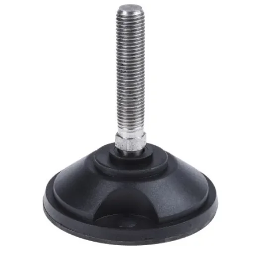 Nu-Tech Engineering M16 PA Reinforced Nylon Adjustable Foot, 2000kg Static Load Capacity 10° Tilt Angle - A195/005 product image