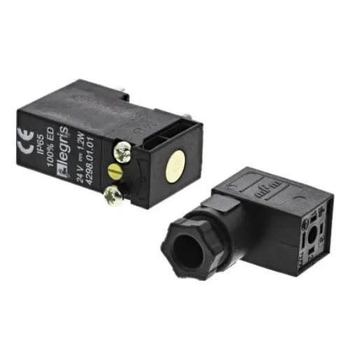 Legris Solenoid Valve 4298 01 01, 2 port(s) , 24 V dc product image