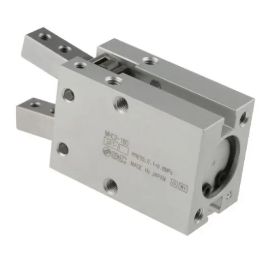 SMC 2 Finger Double Action Pneumatic Gripper, MHC2-16D, Angle Gripping Type product image