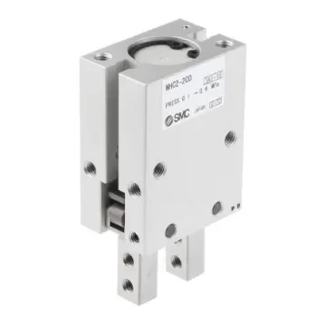 SMC 2 Finger Double Action Pneumatic Gripper, MHC2-20D, Angle Gripping Type product image