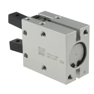 SMC 2 Finger Double Action Pneumatic Gripper, MHC2-25D, Angle Gripping Type product image