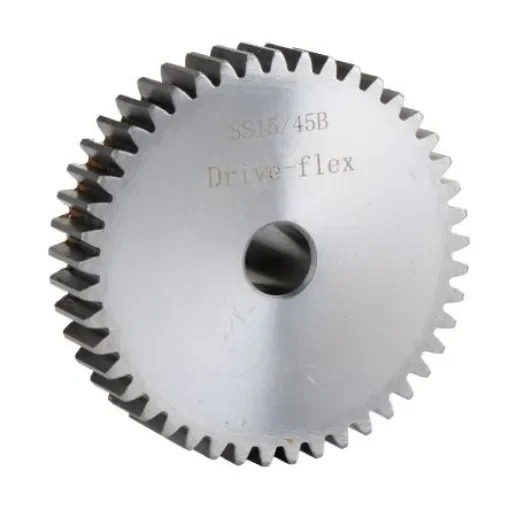 RS PRO Steel 45 Teeth Spur Gear, 1.5 Module, 14mm Bore Diam, 67.5mm Pitch Diam, 50mm Hub Diam - 1827846 product image