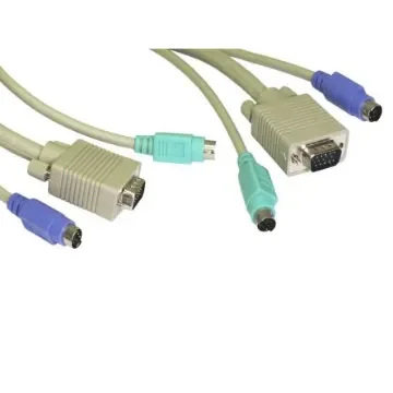 RS PRO Male PS/2 x 2; VGA to Male PS/2 x 2; VGA KVM Cable - 1828481 product image