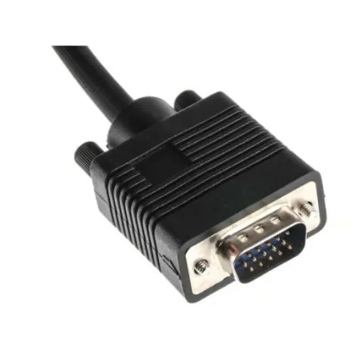 RS PRO Male VGA to Male VGA  Cable, 15m Black - 1828529 product image