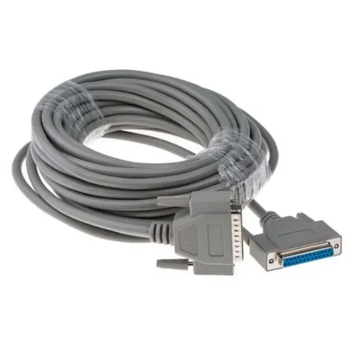 RS PRO Male 25 Pin D-sub to Female 25 Pin D-sub Serial Cable, 10m PVC - 1828824 product image