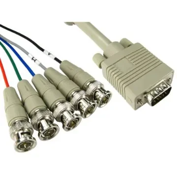 RS PRO Male VGA to Male BNC x 5 Cable, 2m Grey - 1828827 product image