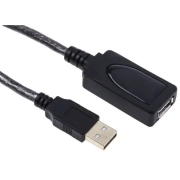 RS PRO USB 2.0, Male USB A to Female USB A, 12m - 1828835 product image