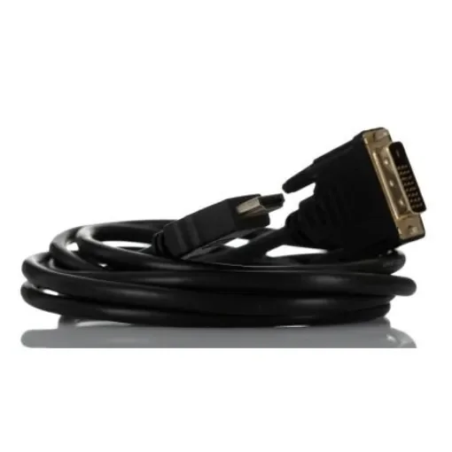 RS PRO, 2m Male HDMI to Male DVI-D Single LinkHigh Speed 1080 - 1828879 product image