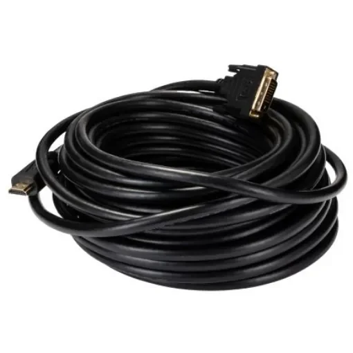 RS PRO, 15m Male HDMI to Male DVI-D Single Link 1080p - 1828891 product image