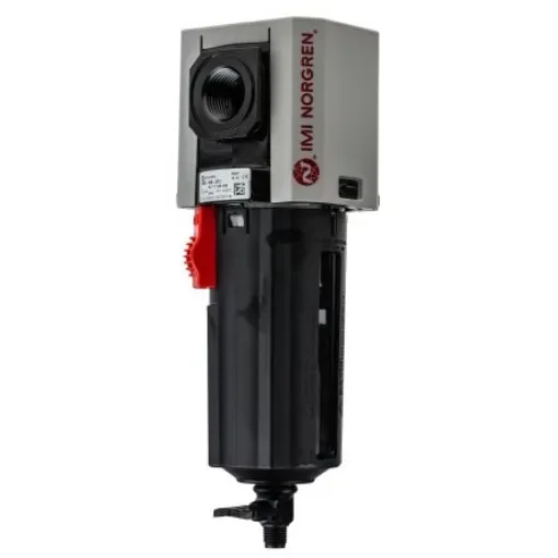 Norgren Excelon Plus series 40µm G 1/2 0.3bar to 10 bar Pneumatic Filter 4680L/min max with Manual drain - F84G-4GN-QP3 product image