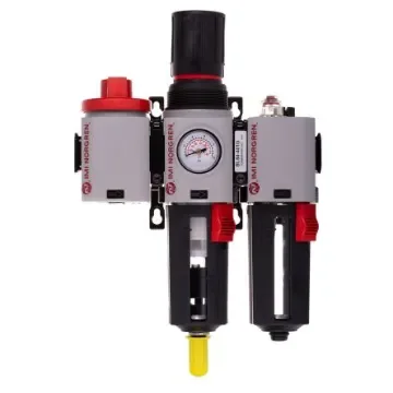 Norgren G 1/2 FRL, Automatic Drain, 40µm Filtration Size - With Pressure Gauge - BL84-401G product image