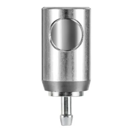 PREVOST Treated Steel Safety Quick Connect Coupling, 10mm Hose Barb - BRM 061810CP product image