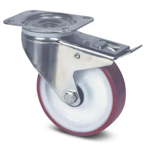 Tente Swivel Castor Wheel, 400kg Capacity, 125mm Wheel - 8477UAD125P62 product image