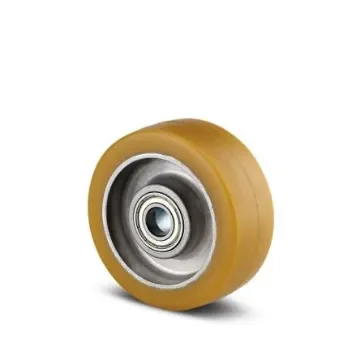 Tente Yellow Polyurethane Corrosion Resistant Trolley Wheel, 600kg - ITP100X40-8 product image