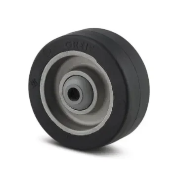 Tente Black Elastic Corrosion Resistant Trolley Wheel, 400kg - IEP100X40-8 product image