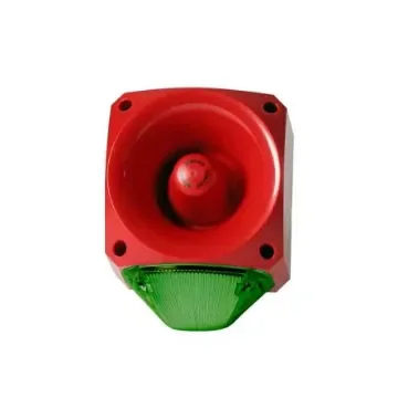 Klaxon Green Sounder Beacon, 110 V ac, 230 V ac, IP66, 113dB at 1 Metre - PNC-0042 product image