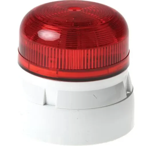 Klaxon Red Beacon, 12 V dc, 24 V dc, Base Mount, Xenon Bulb, IP65 - QBS-0038 product image