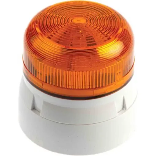 Klaxon Amber Beacon, 12 V dc, 24 V dc, Base Mount, Xenon Bulb, IP65 - QBS-0042 product image
