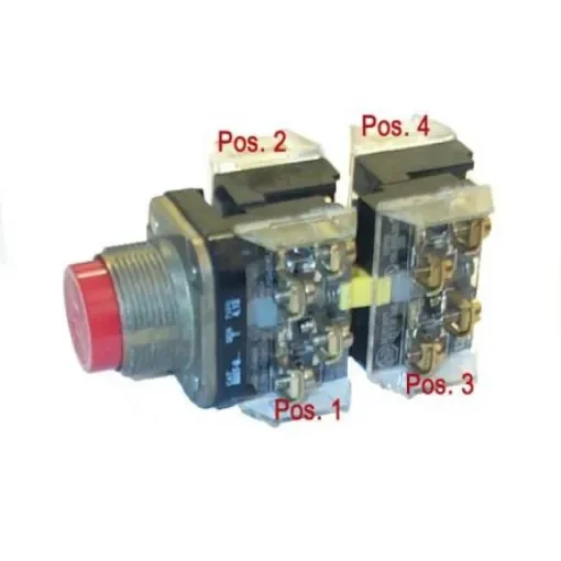 Allen Bradley 800T Series Push Button, Panel Mount, 30mm Cutout, SPST - 800T-A1D1 product image