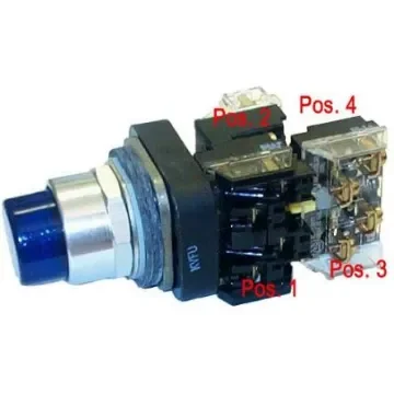 Allen Bradley 800T Series Green Illuminated Momentary Push Button Head, 30mm Cutout, IP67, IP69K - 800T-QBH2G product image