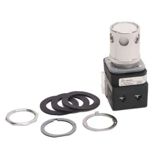 Allen Bradley 800T Series White Illuminated Momentary Push Button Head, 30mm Cutout, IP67, IP69K - 800T-QAH2W product image