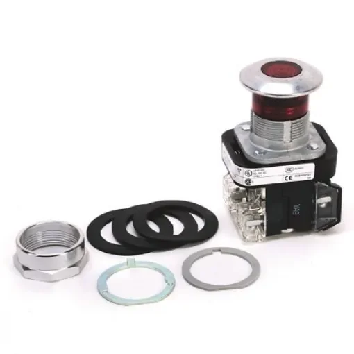 Allen Bradley 800T Series Illuminated Push Button, Panel Mount, 30mm Cutout, SPDT - 800T-FXQ24RA1 product image