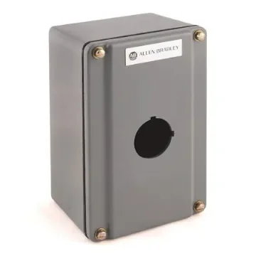 Allen Bradley Grey Plastic 800T Push Button Enclosure - 1 Hole 30mm Diameter - 800T-1TZ product image
