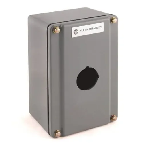 Allen Bradley Grey Plastic 800T Push Button Enclosure - 1 Hole 30mm Diameter - 800T-1TZ product image