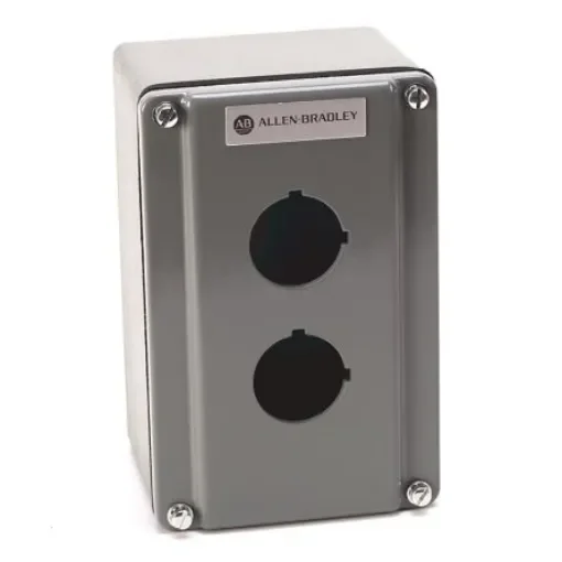 Allen Bradley Grey Plastic 800T Push Button Enclosure - 4 Hole 30mm Diameter - 800T-4TZ product image