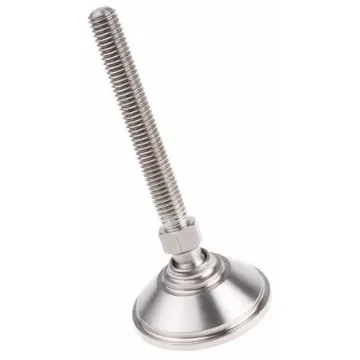 Nu-Tech Engineering M8 Stainless Steel Adjustable Foot, 450kg Static Load Capacity 10° Tilt Angle - A080/002 product image
