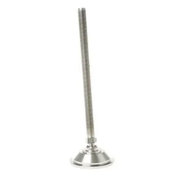 Nu-Tech Engineering M12 Stainless Steel Adjustable Foot, 1500kg Static Load Capacity 10° Tilt Angle - A080/005 product image