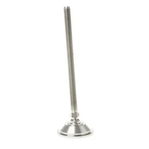 Nu-Tech Engineering M12 Stainless Steel Adjustable Foot, 1500kg Static Load Capacity 10° Tilt Angle - A080/005 product image