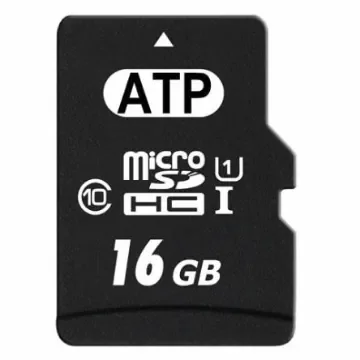 ATP 16 GB Industrial MicroSDHC Micro SD Card, Class 10, UHS-1 U1 - AF16GUD3-WAAXX product image