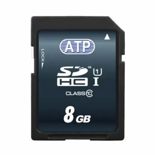 ATP 8 GB Industrial SDHC SD Card, Class 10, UHS-1 U1 - AF8GSD3-WABXM product image