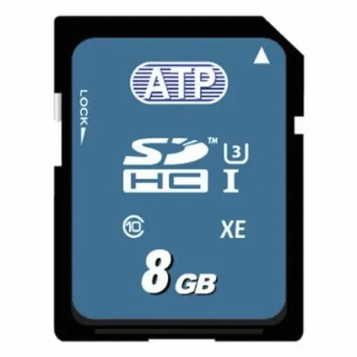 ATP 8 GB Industrial SDHC SD Card, Class 10, UHS-1 U1 - AF8GSD3A-WAAXX product image