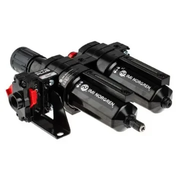 Norgren G 1/2 FRL, Automatic Drain, 40µm Filtration Size - With Pressure Gauge - BL64-401 product image