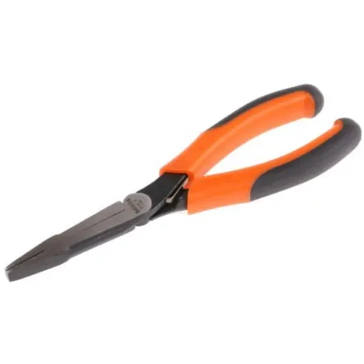Bahco 2421G Flat Nose Pliers, 180 mm Overall, Straight Tip, 57,5mm Jaw - 2421 G-180 product image