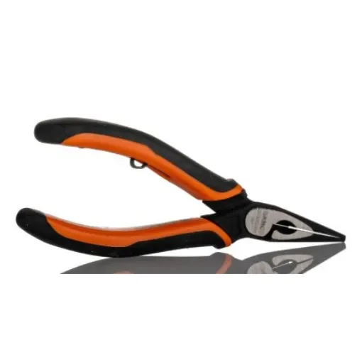 Bahco 2430G Long Nose Pliers, 140 mm Overall, Straight Tip, 37mm Jaw - 2430 G-140 IP product image