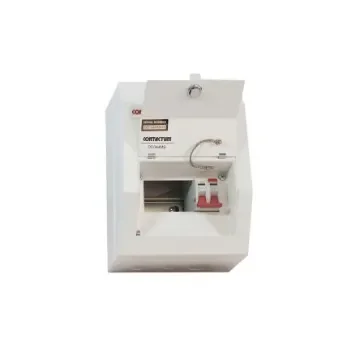 Contactum 4 Way Steel Consumer Unit, 100A Defender - DD041MS product image