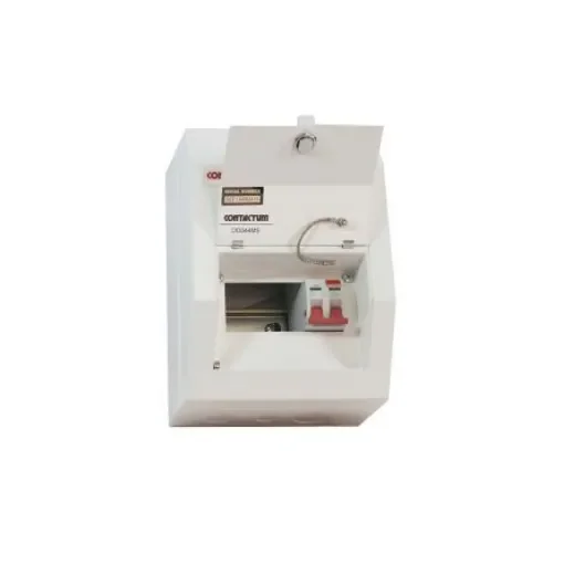 Contactum 4 Way Steel Consumer Unit, 100A Defender - DD041MS product image