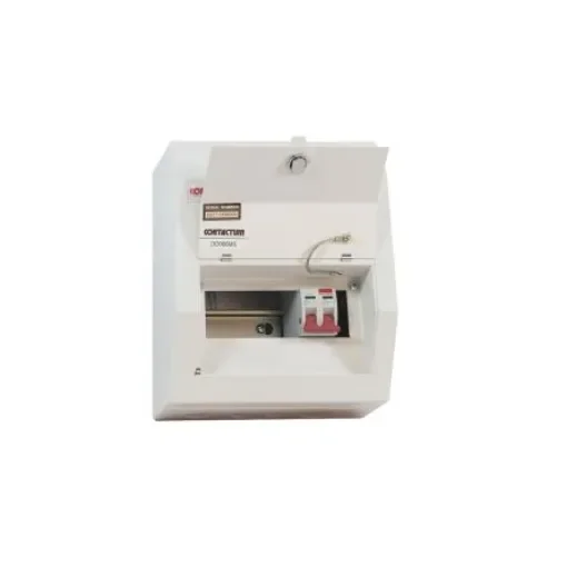 Contactum 6 Way Steel Consumer Unit, 100A Defender - DD061MS product image