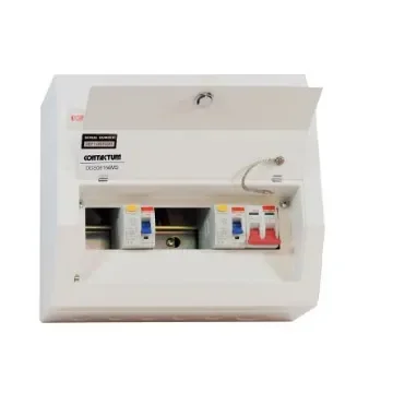 Contactum 6 Way Steel Consumer Unit, 100A Defender - DDS06188MS product image