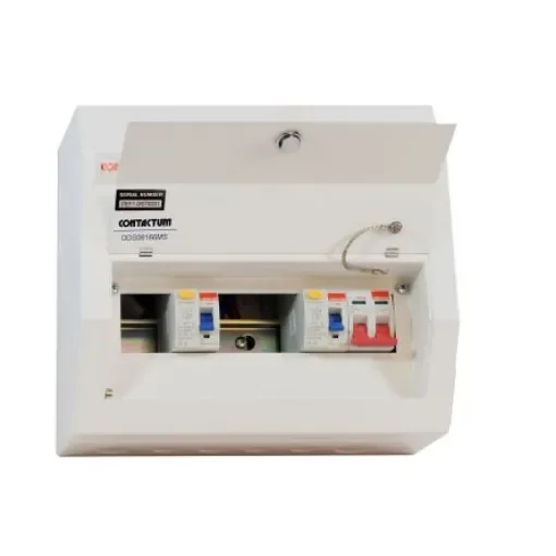 Contactum 6 Way Steel Consumer Unit, 100A Defender - DDS06188MS product image