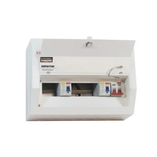 Contactum 8 Way Steel Consumer Unit, 100A Defender - DDS08188MS product image