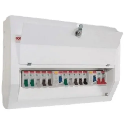 Contactum 8 Way Steel Consumer Unit, 100A Defender - DDS08188MS-P01 product image