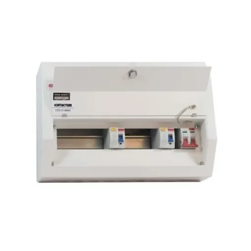 Contactum 10 Way Steel Consumer Unit, 100A Defender - DDS10188MS product image
