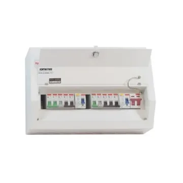 Contactum 12 Way Steel Consumer Unit, 100A Defender - DDS12188MS-P01 product image