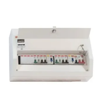 Contactum 14 Way Steel Consumer Unit, 100A Defender - DDS14188MS-P01 product image