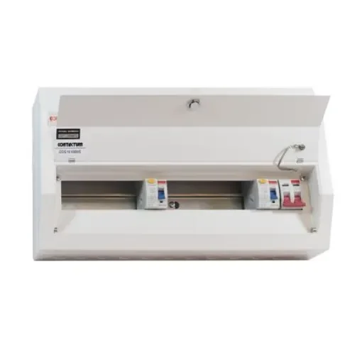 Contactum 16 Way Steel Consumer Unit, 100A Defender - DDS16188MS product image