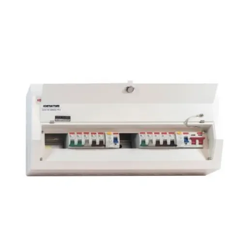 Contactum 16 Way Steel Consumer Unit, 100A Defender - DDS16188MS-P01 product image